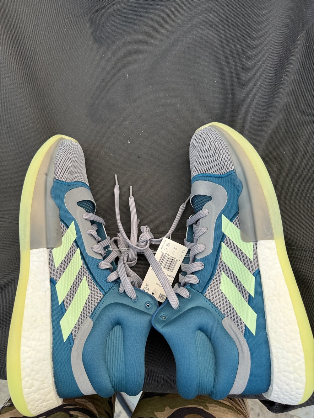 Adidas Marquee Boost Tech Mineral Glow Men's Basketball Shoes F97277 Size 16
